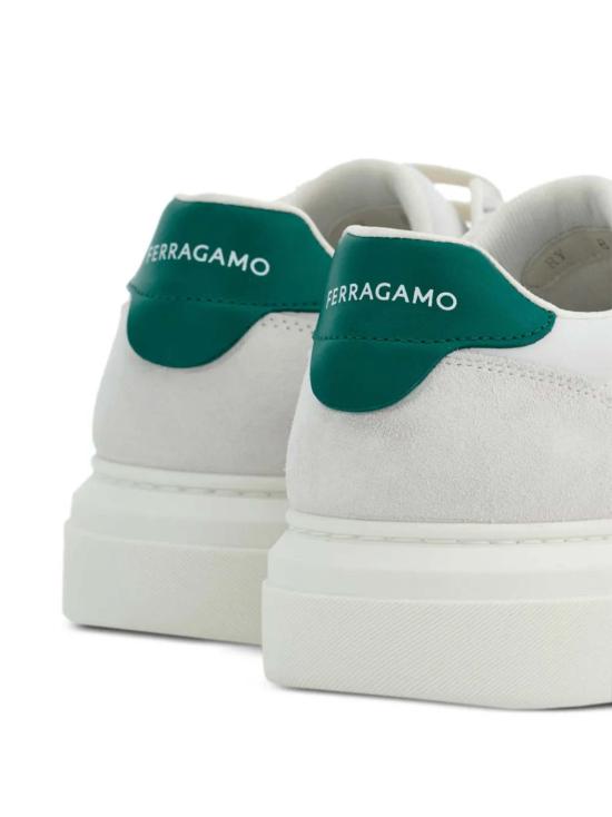  살바토레 페라가모 스니커즈 페라가모 간치니 패치 카프스킨 - SALVATORE FERRAGAMO