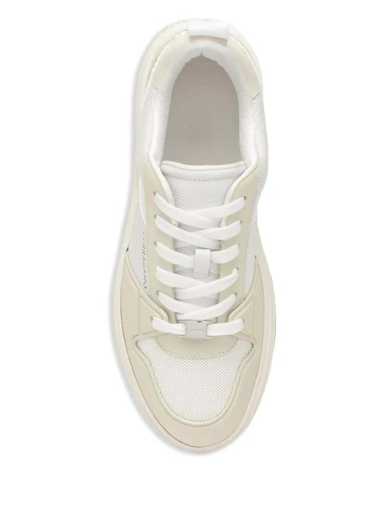  살바토레 페라가모 스니커즈 페라가모 패널드 가죽  화이트 - SALVATORE FERRAGAMO