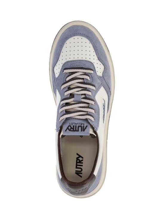 26FW 오트리 메달리스트 로우 스니커즈 AULM BW06 WHITE - AUTRY