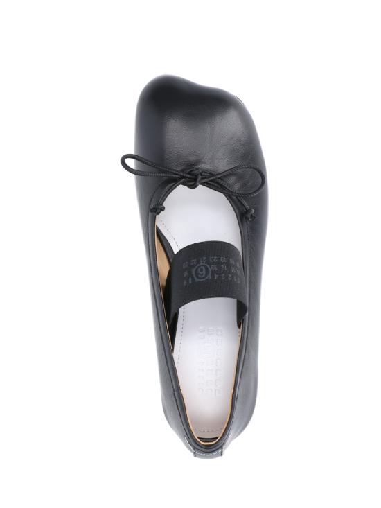 26FW MM6 메종마르지엘라 아나토믹 뉴메릭 발레리나 플랫 슈즈 S59WZ0099 P3628 T8013 Black - MM6 MAISON MARGIELA