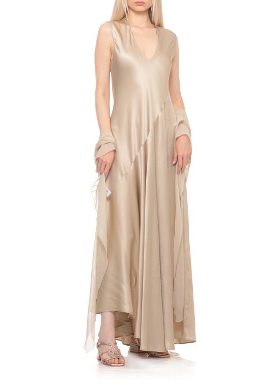 26SS 안토넬리 피렌체 롱 원피스 NATASHA Q6593120 Gold - ANTONELLI FIRENZE