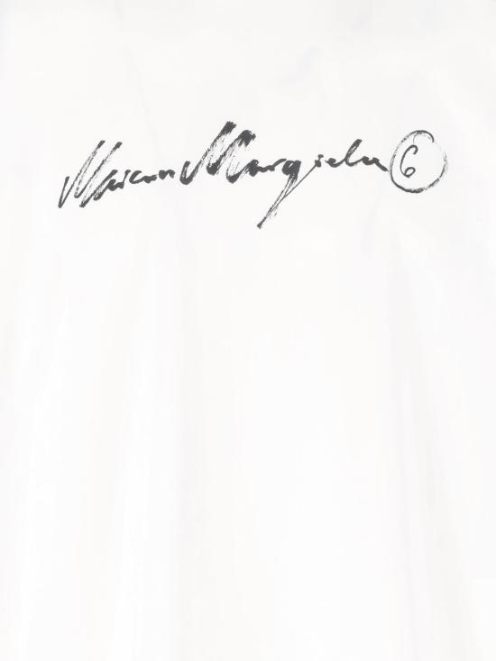 26FW MM6 메종마르지엘라 반팔 티셔츠 SH0GC0077 M20258 101 White - MM6 MAISON MARGIELA