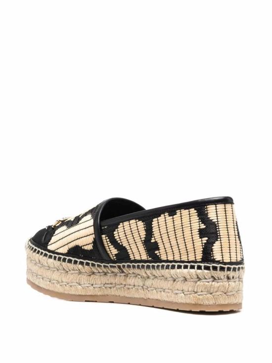  살바토레 페라가모 스니커즈 페라가모 로고 자수 에스파드리유 - SALVATORE FERRAGAMO