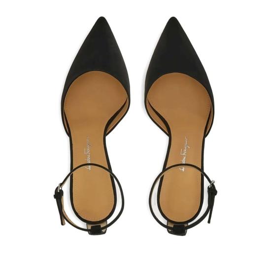  살바토레 페라가모 힐/펌프스 페라가모 80mm 가죽 펌프스 블랙 - SALVATORE FERRAGAMO
