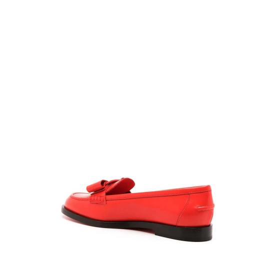  살바토레 페라가모 로퍼 Ferragamo Vivaldo 로고 플라크  레드 - SALVATORE FERRAGAMO