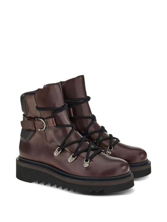  살바토레 페라가모 부츠 페라가모 엘리모 레이스업 - SALVATORE FERRAGAMO