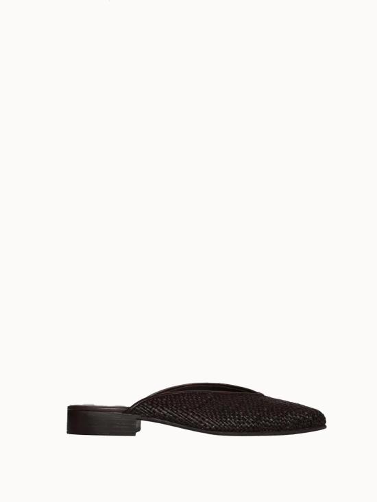  벰비엔 뮬/슬리퍼 페이 뮬 라피아 브라운