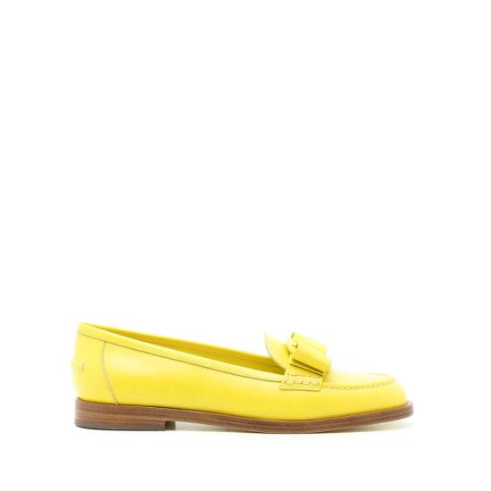  살바토레 페라가모 로퍼 페라가모 비바 보우  옐로우 - SALVATORE FERRAGAMO