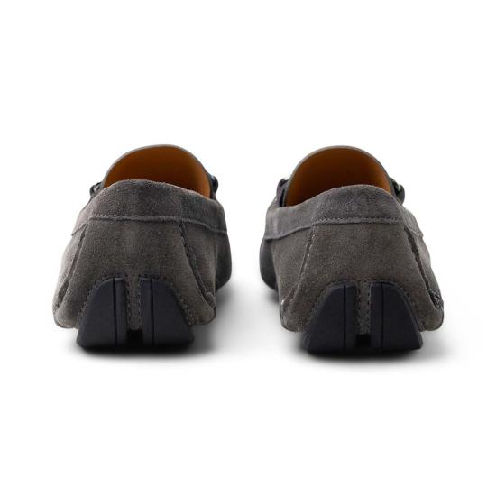  살바토레 페라가모 로퍼 페라가모 간치니 디테일 스웨이드  브라운 - SALVATORE FERRAGAMO
