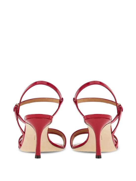  살바토레 페라가모 샌들 페라가모 하이 샤인 피니시 70mm  레드 - SALVATORE FERRAGAMO