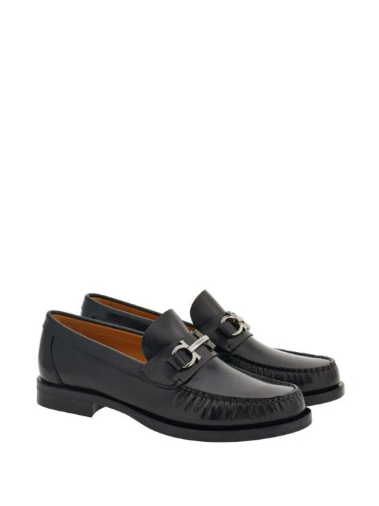  살바토레 페라가모 로퍼 페라가모 간치니 가죽  블랙 - SALVATORE FERRAGAMO