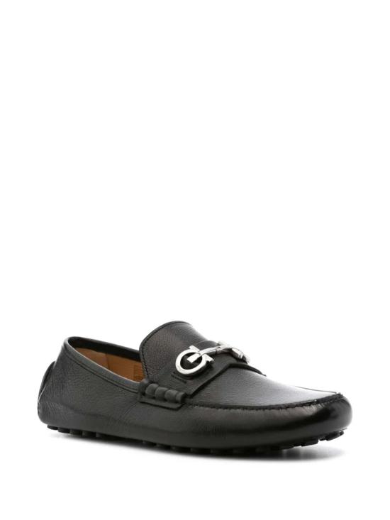  살바토레 페라가모 로퍼 페라가모 간치니 플라크 드라이버  블랙 - SALVATORE FERRAGAMO