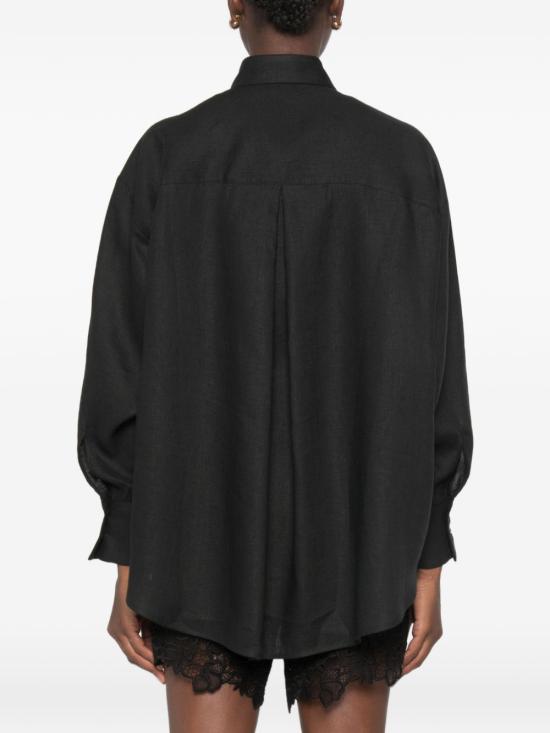 26SS 에르마노 설비노 셔츠 D484K611 GQI95708 BLACK - ERMANNO SCERVINO