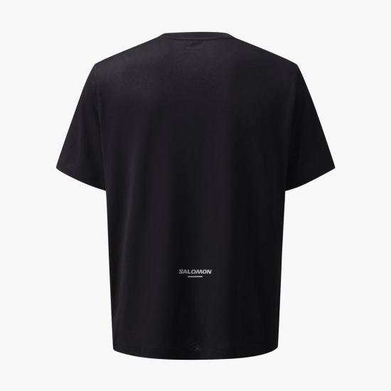 26SS 살로몬 드라이싱크 숏 슬리브 티셔츠 S262001RTS71 BLK DOM - SALOMON
