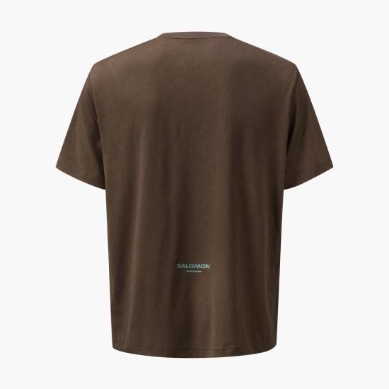 26SS 살로몬 드라이싱크 숏 슬리브 티셔츠 S262001RTS71 DBR DOM - SALOMON