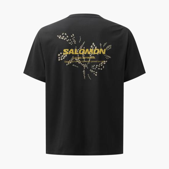 26SS 살로몬 드라이싱크 숏 슬리브 티셔츠 S262001RTS62 BLK DOM - SALOMON