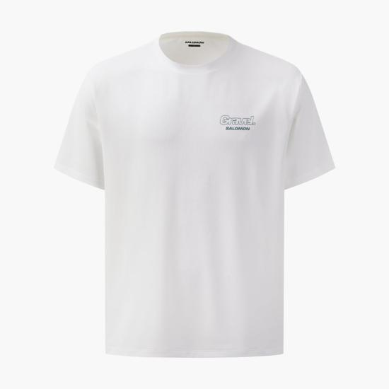26SS 살로몬 드라이싱크 숏 슬리브 티셔츠 S262001RTS62 WHT DOM