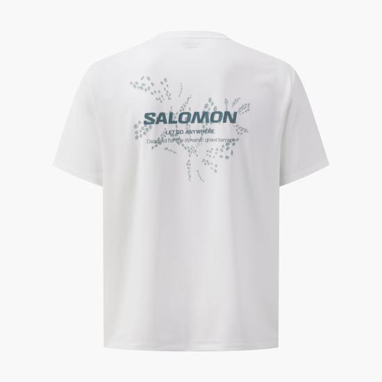 26SS 살로몬 드라이싱크 숏 슬리브 티셔츠 S262001RTS62 WHT DOM - SALOMON
