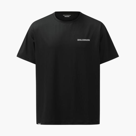 26SS 살로몬 드라이싱크 숏 슬리브 티셔츠 S262001RTS61 BLK DOM