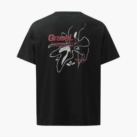 26SS 살로몬 드라이싱크 숏 슬리브 티셔츠 S262001RTS61 BLK DOM - SALOMON