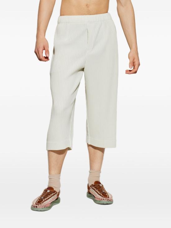 26SS 옴므 플리세 이세이 미야케 스트레이트 팬츠 HP66JF054 60 GREEN - HOMME PLISSE' ISSEY MIYAKE