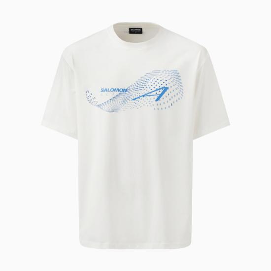 26SS 살로몬 반팔 티셔츠 S262001HTS56 WHT DOM