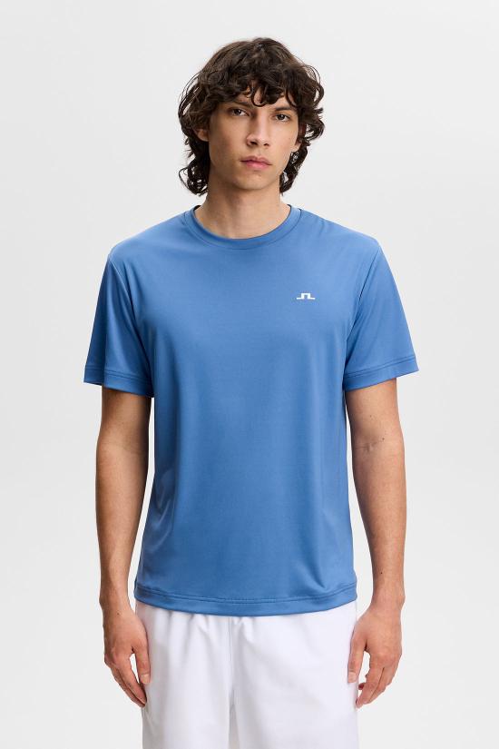 26SS 제이린드버그 트레이닝 티셔츠 RMJT15011O228 FEDERAL BLUE DOM - J LINDEBERG