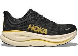 26SS 호카 본디 9 스니커즈 1162011 CWG CARBON BLACK YELLOW GOLD DOM