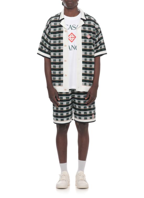 26FW 카사블랑카 반팔 티셔츠 MPF26JTS00120 WHITE JERSEY - CASABLANCA
