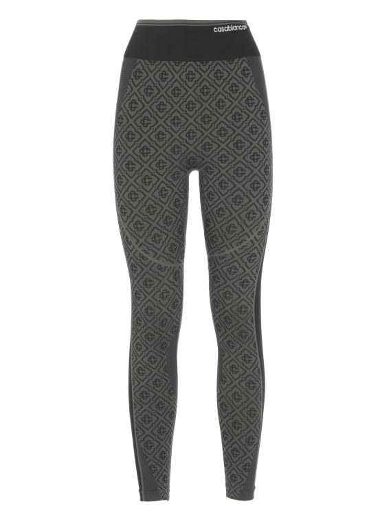 26FW 카사블랑카 레깅스 WPF26ACT06701 SEAMLESS Black