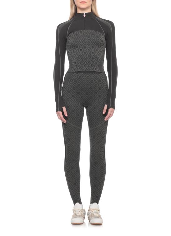 26FW 카사블랑카 레깅스 WPF26ACT06701 SEAMLESS Black - CASABLANCA