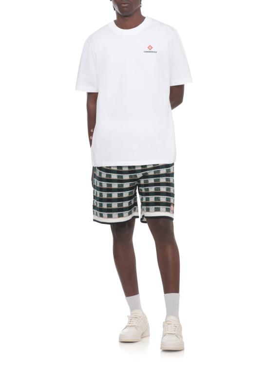 26FW 카사블랑카 반팔 티셔츠 MPF26JTS00111 WHITE JERSEY - CASABLANCA