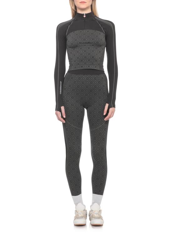 26FW 카사블랑카 스웨터 WPF26ACT06801 SEAMLESS Black - CASABLANCA