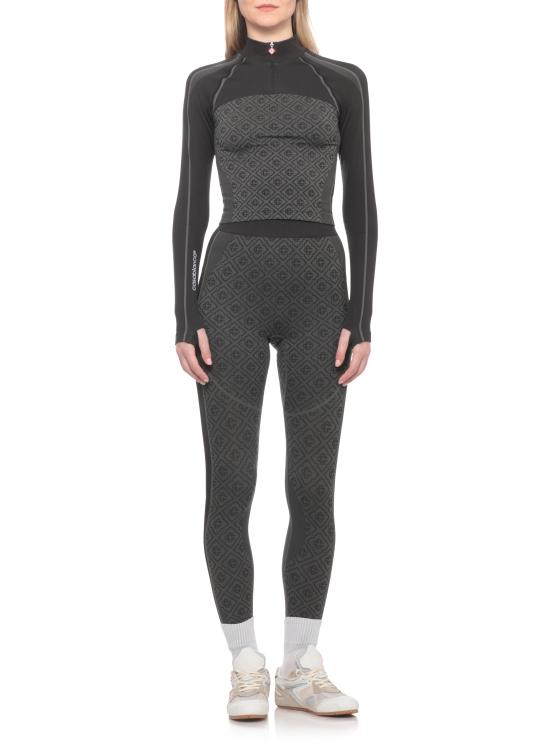 26FW 카사블랑카 스웨터 WPF26ACT06801 SEAMLESS Black - CASABLANCA