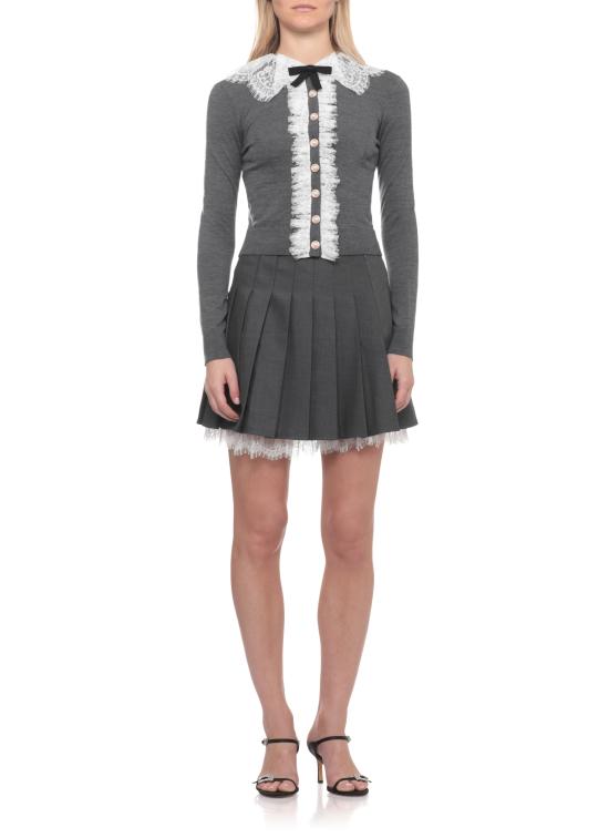 26FW 셀프 포트레이트 가디건 PF26134CGR GREY LACE COLLARGREY Grey - SELF PORTRAIT