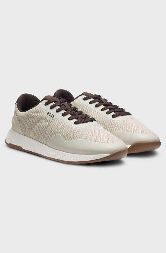 26SS 휴고보스 스니커즈 50563962 282 LIGHT BEIGE DOM