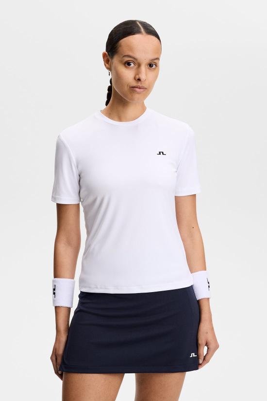26SS 제이린드버그 반팔 티셔츠 RWJT14829 0000 WHITE DOM - J LINDEBERG
