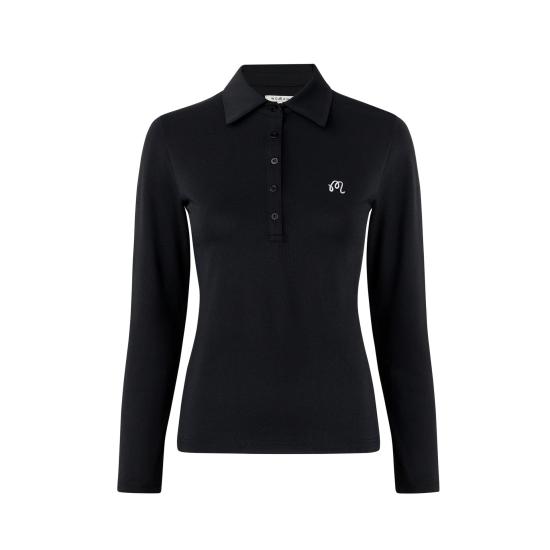 26SS 말본 폴로 티셔츠 MW 0044 BLK BLACK DOM