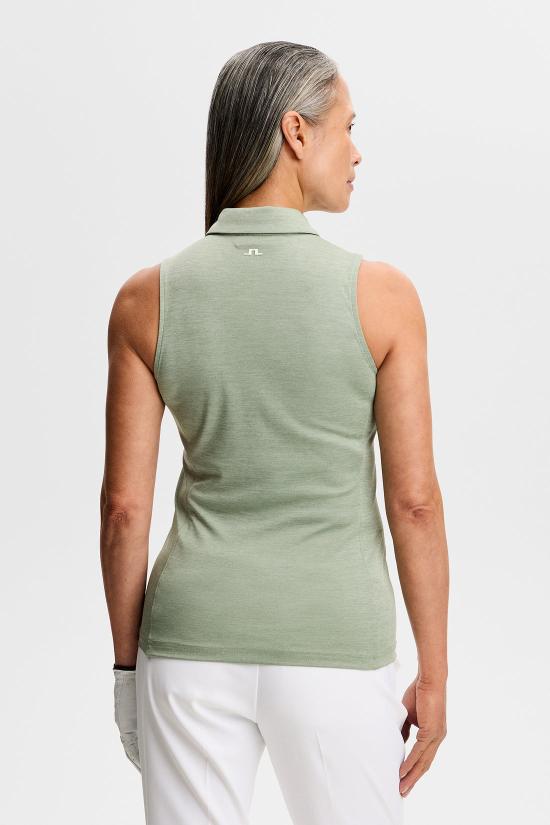 26SS 제이린드버그 반팔 티셔츠 GWJT14821 M541 HEDGE GREEN MELANGE DOM - J LINDEBERG
