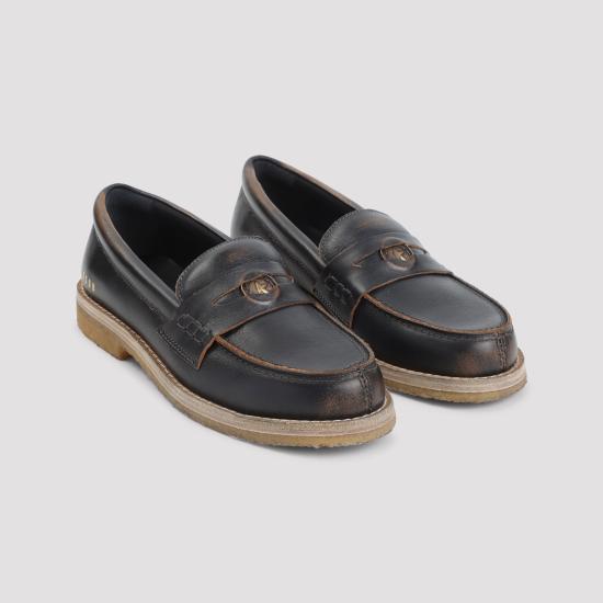 26FW 골든구스 로퍼 GMF01134 F008809 90541 BLACK LIGHT BROWN - GOLDEN GOOSE