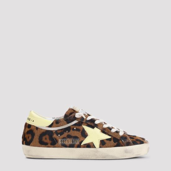 26FW 골든구스 SUPER STAR 슈퍼 스타 클래식 스니커즈 GWF00101 F008685 55801 LEOPARD PALE YELLOW
