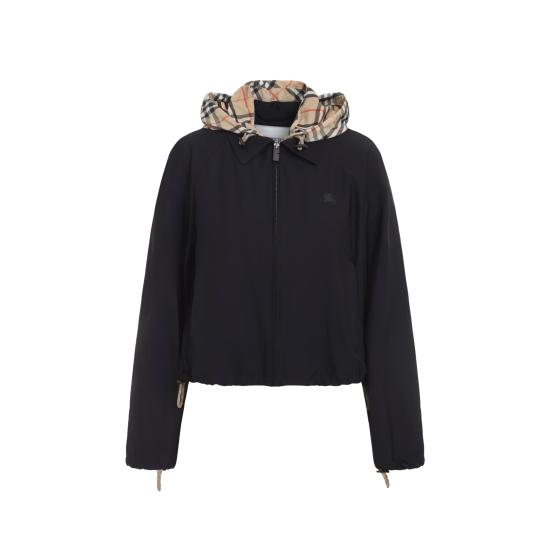 26FW 버버리 디태처블 후드 자켓 8122027 A1189 BLACK - BURBERRY