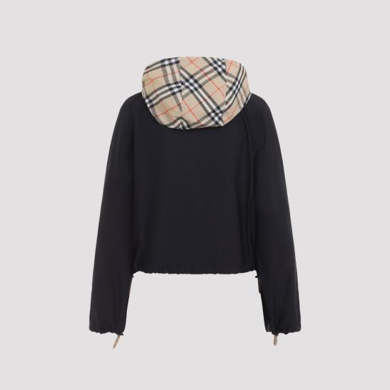 26FW 버버리 디태처블 후드 자켓 8122027 A1189 BLACK - BURBERRY