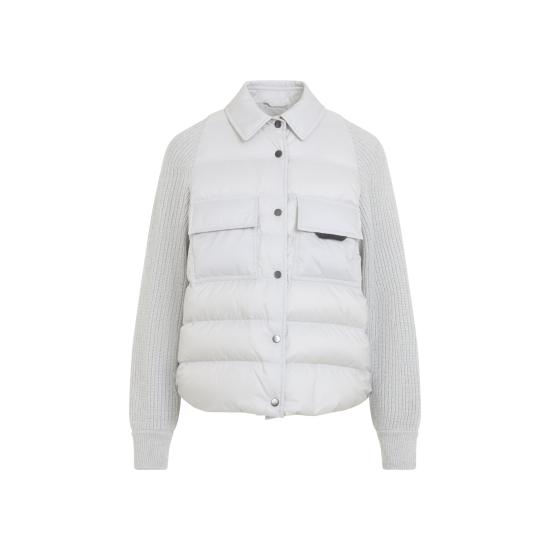 26FW 브루넬로 쿠치넬리 나일론 다운 재킷 MD5987696P C3671 GEYSER - BRUNELLO CUCINELLI