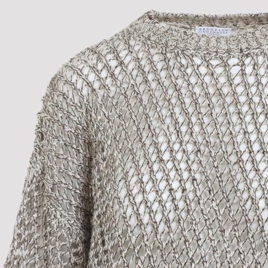 26FW 브루넬로 쿠치넬리 스웨터 MEA345600P CII33 PIETRA MARRONE - BRUNELLO CUCINELLI