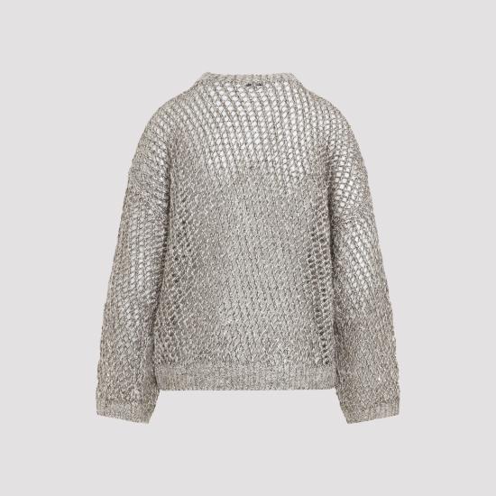 26FW 브루넬로 쿠치넬리 스웨터 MEA345600P CII33 PIETRA MARRONE - BRUNELLO CUCINELLI