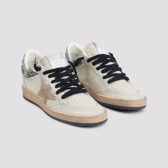 26FW 골든구스 스니커즈 GWF01105 F008700 12521 CREAM BLACK WHITE BEIGE - GOLDEN GOOSE