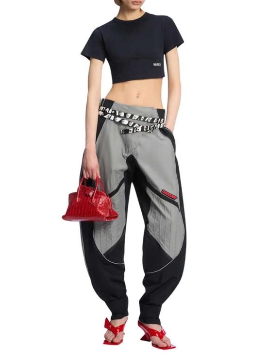26FW 디 아티코 스트레이트 팬츠 261WCP00314CCP111AA 141 BLACK GREY - THE ATTICO