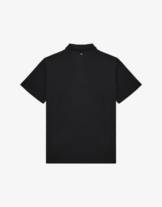 26SS 말본 폴로 티셔츠 M 9402 BLK BLACK DOM - MALBON
