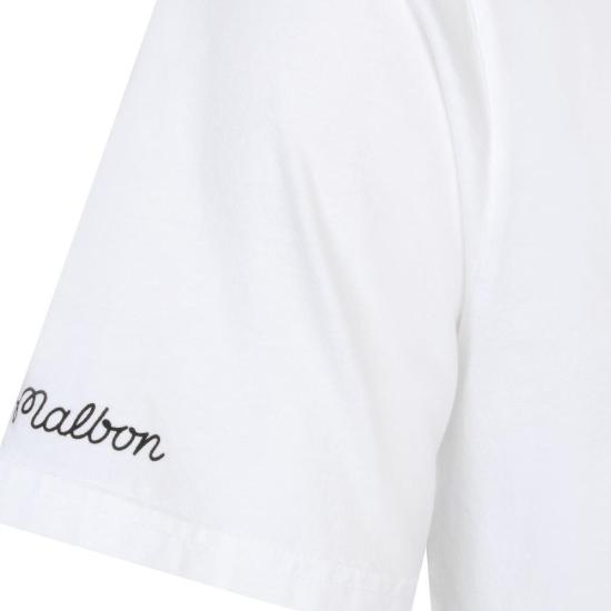 26SS 말본 반팔 티셔츠 M9398WHT WHITE DOM - MALBON